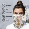 hengpai Women's Neck Gaiter, Face Mask, Balaclava, Bandana, Sloth, One Size, Multicolor 2 view 4