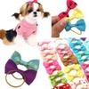 Cuhair Bow Design for Kittens and Puppies, Ponytail Holders for Pets, 20 Pieces view 1