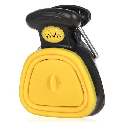 Ulalaza Portable Foldable Dog Pooper Scooper with Bag Dispenser