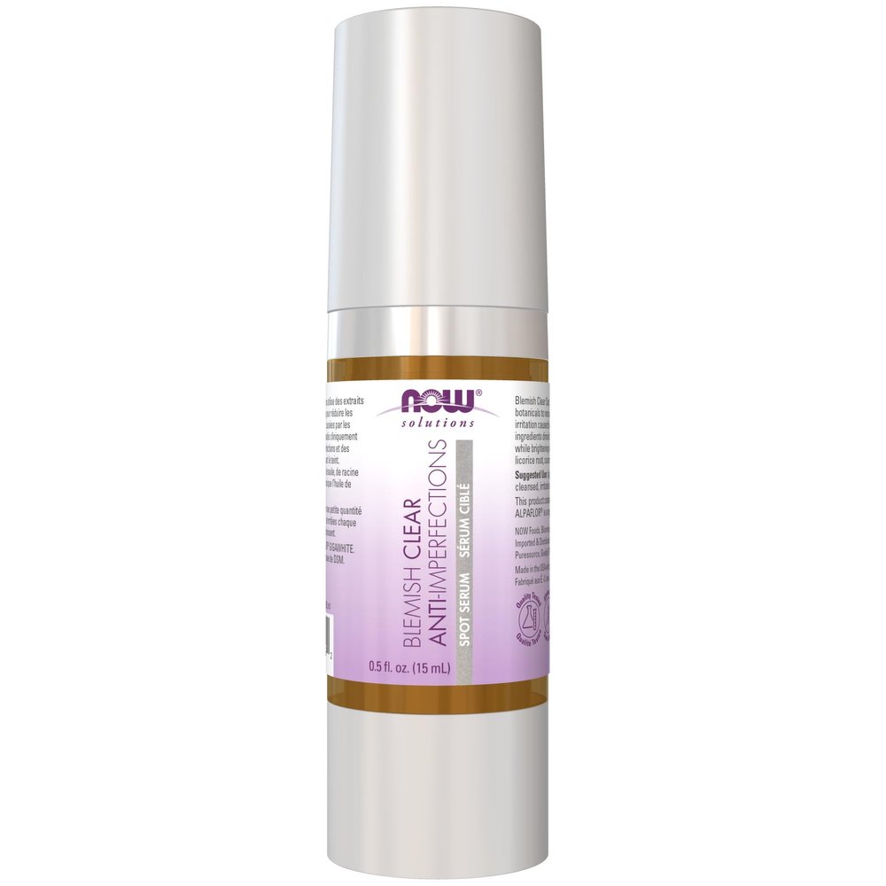 NOW Foods Blemish Clear, Targeted Facial Serum for Clear Skin - 15 ml