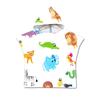Chickwin Chickw1 Hooded Bath Poncho Towel for Kids, Blue Elephant, 60 x 80 cm view 1