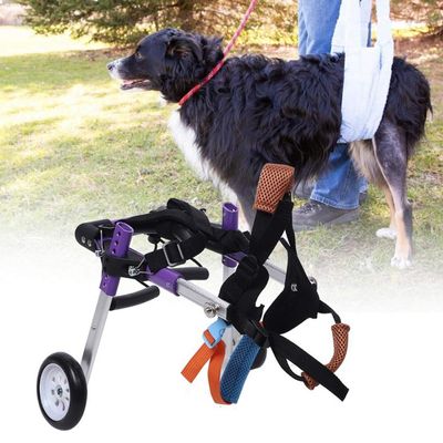 WRRAC Adjustable Pet Wheelchair for Dogs and Cats, XS (Hip Width: 5.1–7.8 in)