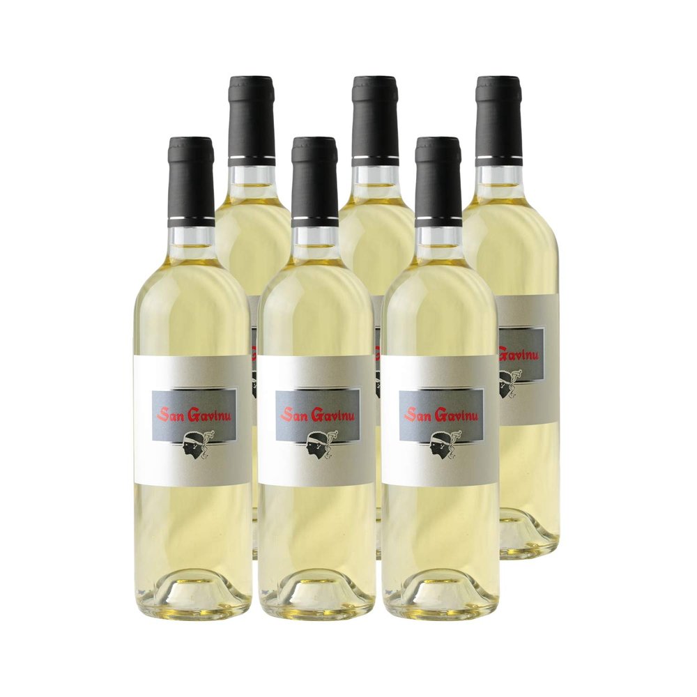 Ile de Beaut San Gavino White Wine 2019 – Domaine San Gavino – PGI – Corsica, France – Vermentinu – 6 x 75 cl