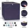 LIFENEY Solid Anthracite Storage Box, 33 x 33 x 33 cm view 2