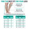 Zeta Wear Compression Calf Sleeves for Wide Calves, 2XL, Skin Tone view 2