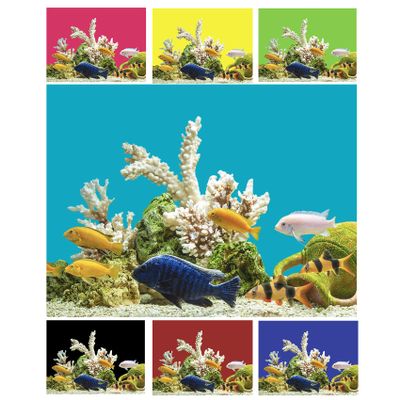 Finest Folia 1 m Aquarium/Terrarium Background Film, Self-Adhesive, Solid Color (50 cm, Light Brown)