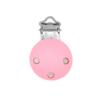 10 Premium Wooden Pacifier Clips, Pink view 2