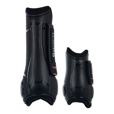 EQUESTRO Boots with Closed Stud Guard, COB, Black, 1