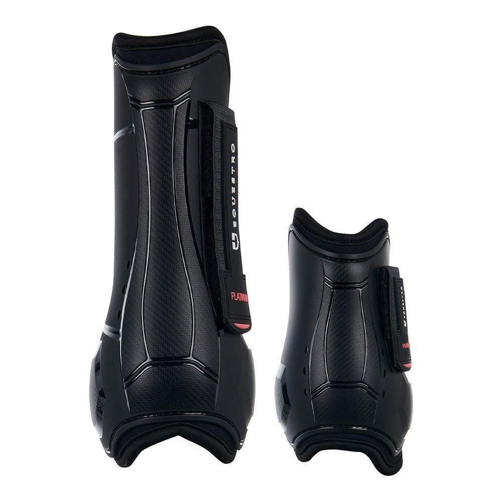 EQUESTRO Boots with Closed Stud Guard, COB, Black, 1