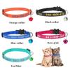 Personalized Cat Collar with Bell (Blue) view 4