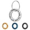 LYL Stainless Steel Dog Tag with Deep Engraving (Silver, M) view 1