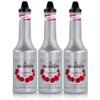 Monin Raspberry Fruit Purée Mix, 1.0 L, Pack of 3 view 1
