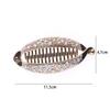 Adiasen Women's Fish Hair Clip with Crystals, Metal and Plastic, 2-Pack view 2