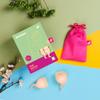 Satisfyer Feel Secure Menstrual Cup 2 Pack | Reusable & Sustainable Menstrual Cups, 15 & 20 ml | Easy Cleaning & Comfortable | Durable Medical Silicone: Orange view 2