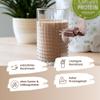 Nutri+ Natural Chocolate Pea Protein Powder Without Sweeteners or Sugar, 1 kg view 2