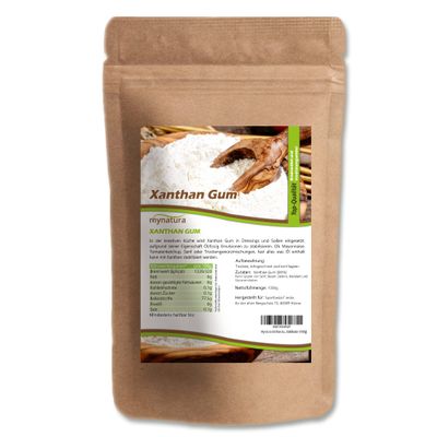 Mynatura Xanthan Gum 1000 g | Natural Binding & Thickening Agent | Gluten-Free & Flavorless | For Baking, Cooking & Stabilizing | 100% Xanthan (E415) Powder