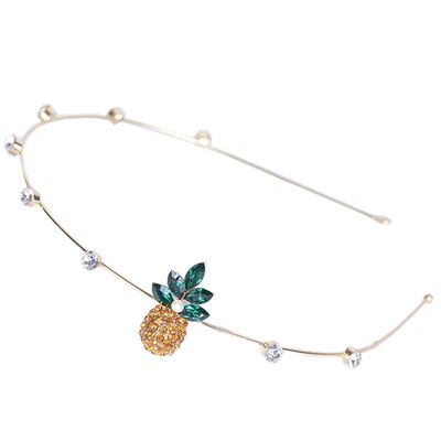 Glittery Pineapple Hair Clip for Women and Girls
