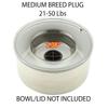 Slopper Stopper Replacement Pressure Stopper for Medium Breeds, 9.5–22.7 kg, 6 cm view 3