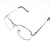 BENTE Classic Metal Reading Glasses with Spring Hinges, Gold, +1.00 D view 1