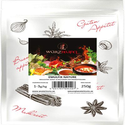 Emulsifier Mono- and Diglycerides of Edible Fatty Acids, Plant-Based, Extra Fine, EU Product, 250 g Bag