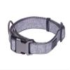 Nobby Linen Deluxe Collar, Gray L: 40-55 cm, W: 25 mm view 1