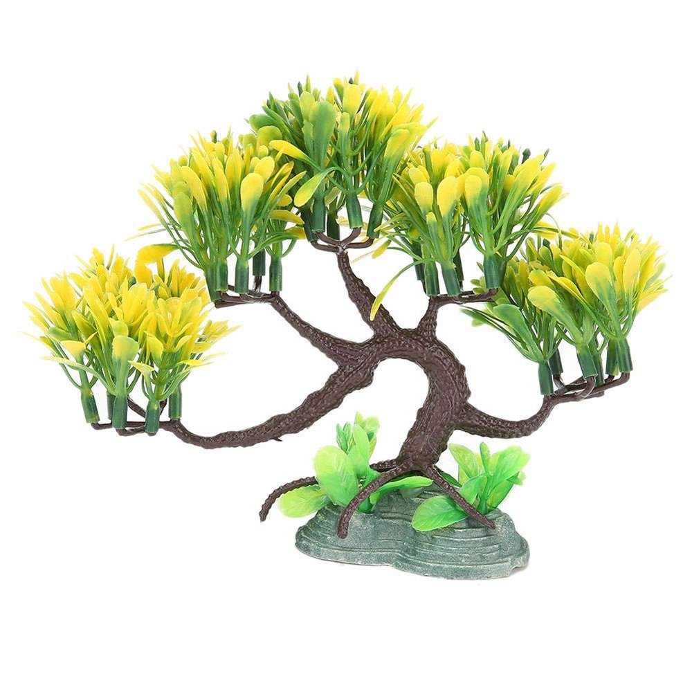Artificial Aquarium Plants - Yellow