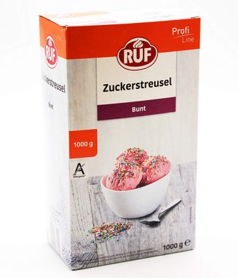 RUF Colorful Sugar Sprinkles, 5-Pack (5 x 1 kg)