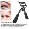Eyelash Curler with Non-Slip Silicone Ring and Pad, Black view 3