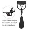 Eyelash Curler with Non-Slip Silicone Ring and Pad, Black view 4