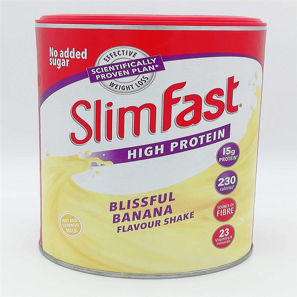 SlimFast High Protein Meal Replacement Shake, Summer Banana, 365 g – Use SlimFast Magic to Lose Weight, Feel Energized, and Take Control of Your Life
