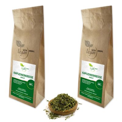 VITA IDEAL Vegan Nasturtium Herb Tea, 2 x 200 g