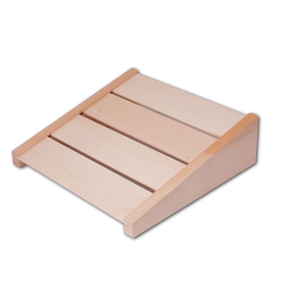 Hofmeister Wooden Goods 2-Pack Sauna Headrests, High-Quality Linden Wood, 39 cm