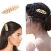 Vintage Metal Hair Clip with Leaves for Women and Girls view 1
