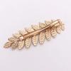 Vintage Metal Hair Clip with Leaves for Women and Girls view 3