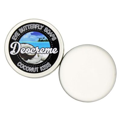 Coconut Kiss Deodorant Cream, Travel Size 10 g