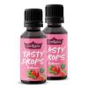 GymQueen Tasty Drops, Strawberry, 2 x 30 ml, Calorie-Free Flavor Drops view 1