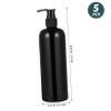 Minkissy 5-Piece 500 mL Empty Plastic Pump Bottle Set view 2