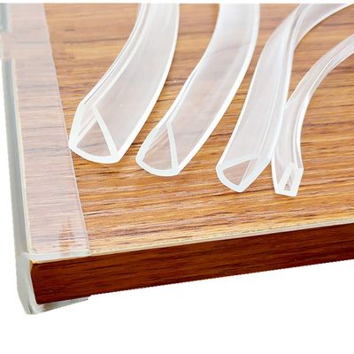 Transparent U3 Baby Furniture Edge Protector, 1 m Strip with 4 Corner Guards