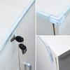 Transparent U3 Baby Furniture Edge Protector, 1 m Strip with 4 Corner Guards view 2