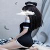 Xinmiao Sexy Lingerie Stewardess Uniform Role-Play Costume - Black - One Size view 4