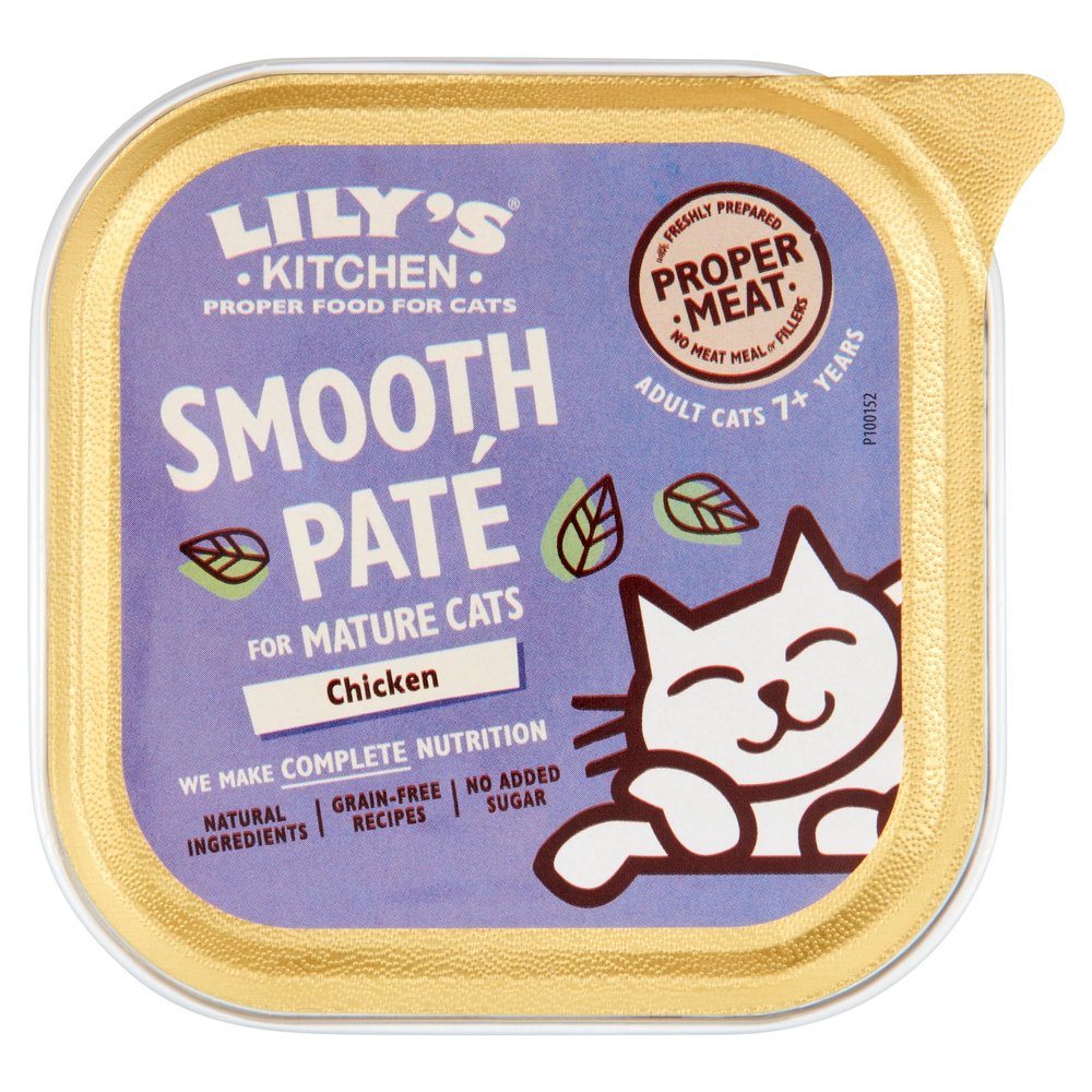 Lily's Kitchen Chicken Pâté for Mature Cats, Wet Food 85g