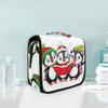 Christmas Penguin Hanging Toiletry Bag, Foldable Makeup Organizer view 1