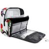 Christmas Penguin Hanging Toiletry Bag, Foldable Makeup Organizer view 3