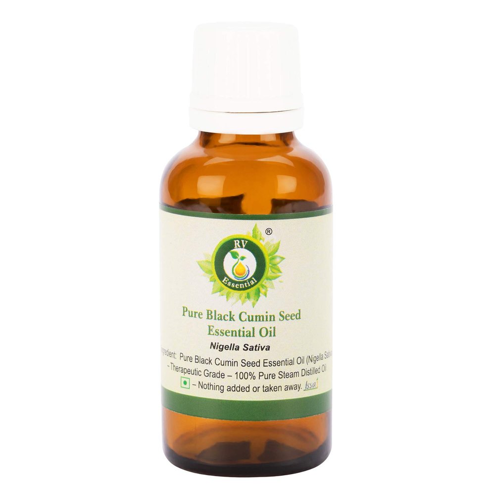 Black Cumin Seed Essential Oil, Nigella Sativa, 100% Pure and Natural, Steam Distilled, 50 ml (1.69 oz)