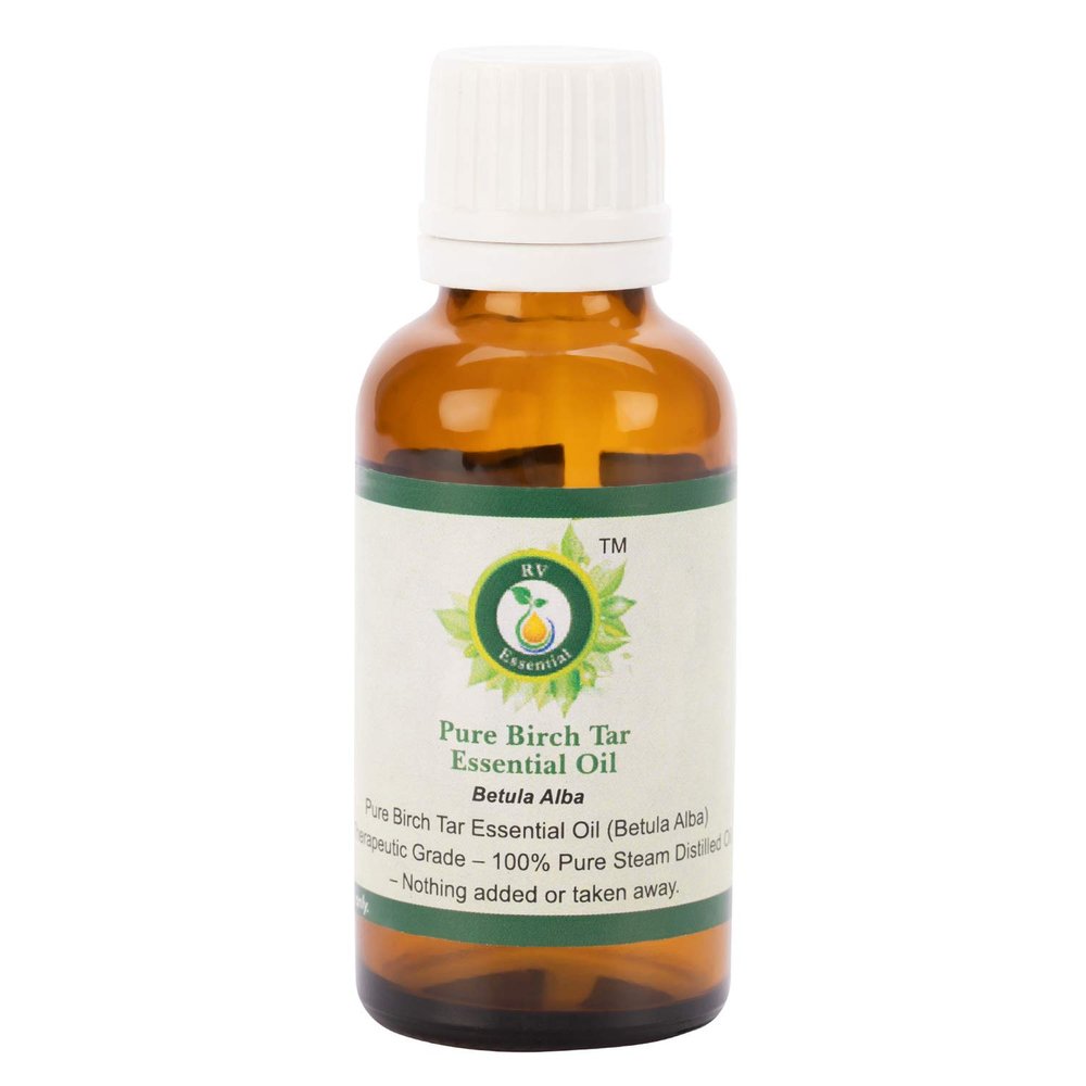 Pure Birch Tar Essential Oil | Betula Alba | 100% Natural | Steam Distilled | 30 ml