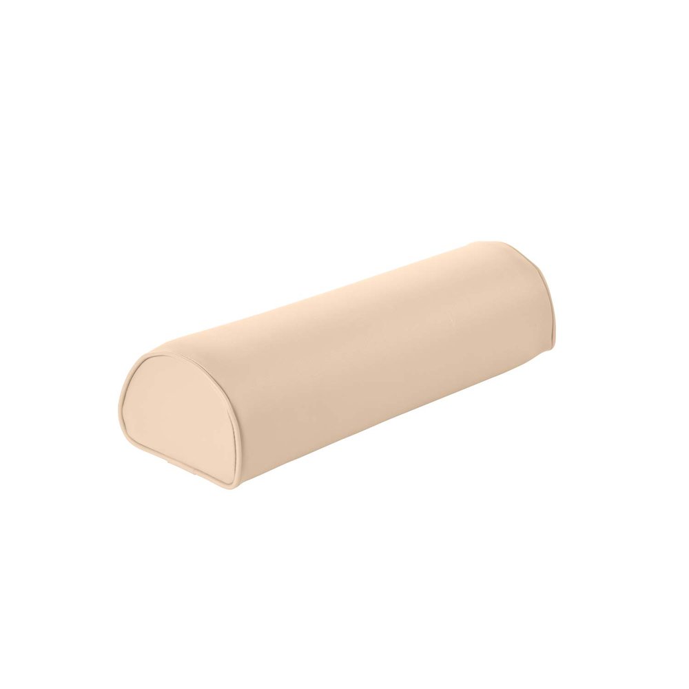 Pader Medi Tech Three-Quarter Knee Roll, Polyether Foam, Faux Leather, 50 x 15 x 11 cm, Ivory