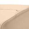 Pader Medi Tech Three-Quarter Knee Roll, Polyether Foam, Faux Leather, 50 x 15 x 11 cm, Ivory view 3