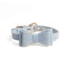 Soft, Comfortable Adjustable Dog Collar with Blue Bow view 1
