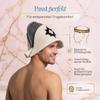 LoWell Sauna Hat for Women & Men, Wool Felt, Napoleon Design view 3