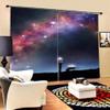 ZYWGG Blackout Curtains, Night Galaxy Landscape, 2 Panels view 1